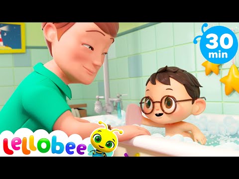 Splish Splash Baby Bath Time | Baby Nursery Rhyme Mix - Preschool Playhouse Songs