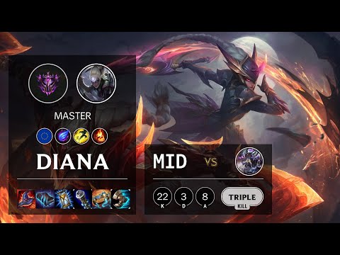 Diana Mid vs Kassadin - EUW Master Patch 10.21