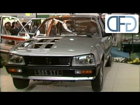 Peugeot 505 STI und Citroën CX Athena auf der IAA 1979