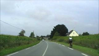 preview picture of video 'Driving On The D34 Between La Couture & ZA Des Jeannettes, Erquy, Brittany 22nd August 2011'