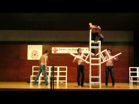TV Riegel, 50er Jubiläum, Auftritt Stuhlakrobaten, Teil 3