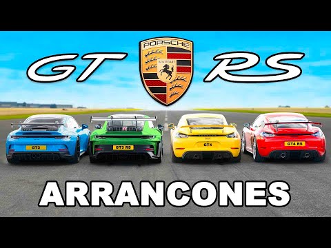 Porsche 911 GT3 RS vs GT4 RS vs GT3 vs GT4: ARRANCONES