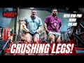 Nick Walker | CRUSHING LEG DAY WITH IFBB PRO DERIK OSLAN! | OFFSEASON 2022!