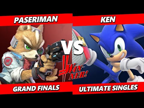 Winner! 20 GRAND FINALS - Paseriman (Fox) Vs. KEN (Sonic) SSBU Ultimate Tournament