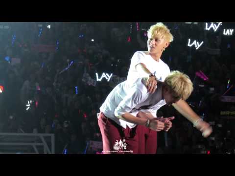 [simomoly] 131019 SMTOWN In Beijing Ending大合唱 KRIS Focus