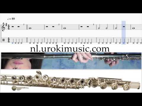 Fluit Leren Spelen Mary  Had a Little Lamb C#1 S#1 L#1 Fluitles Studie Klasse Muzieknoten Bladmuziek