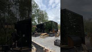 Touring a 300 sq ft Modular Home with Floor to Ceiling Glass! #hometour