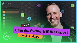 Video thumbnail for HEXCEL Adds Chords, Swing & MIDI Export - Generative MIDI Pattern plugin by ADSR Music Production Tutorials