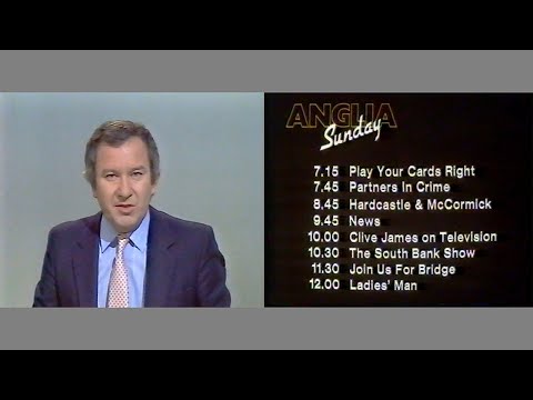 ITV Anglia 22.10.1983 - ITN News Report with Norman Rees, adverts and continuity into Star Parade