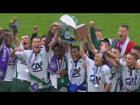 Football : St Etienne victorieux en finale de la coupe Gambardella face au TFC