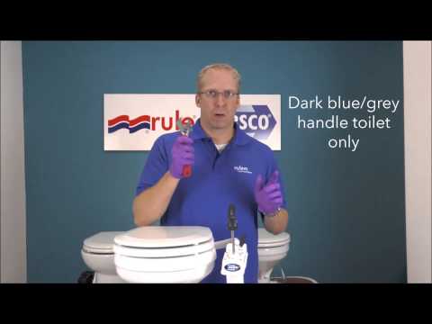 Repair Squeaking Jabsco Twist 'n' Lock Manual Toilet Handle