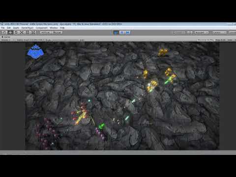 Object Pooling & Squad Behaviour Test
