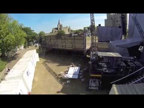 See Sam Bailey backstage at today's Castle Concerts in Rochester