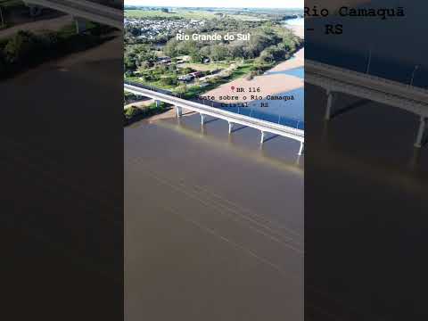 Ponte sobre o Rio Camaquã em Cristal-RS #riocamaqua #sul #br116 #costadoce #arambare #pelotas