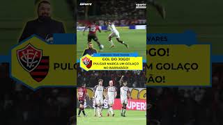 PULGAR ABRE O PLACAR! | Vitória 1 x 2 Flamengo | Que golaço do volante! | Voz do Esporte