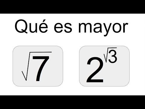 ¿PUEDES DEMOSTRAR QUÉ CANTIDAD ES MAYOR? Matemáticas Básicas
