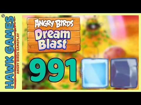 Angry Birds Dream Blast Level 991 - Walkthrough, No Boosters