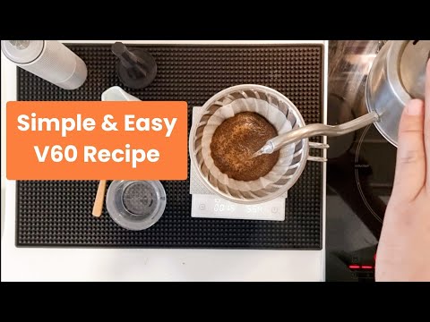 Five-Pour Method: Simple and Easy V60 Pour-over Coffee Recipe