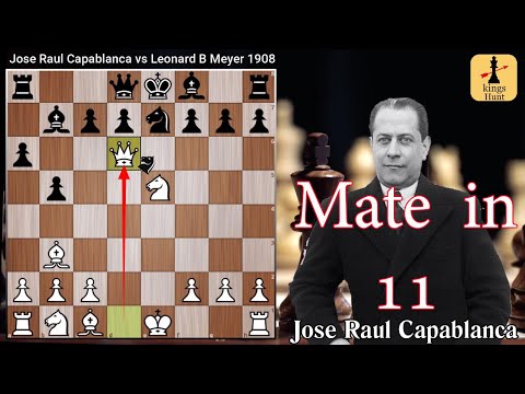 Capablanca win in just 11 moves | capablanca vs meyer 1908