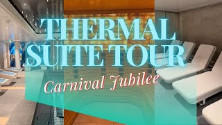 Carnival Jubilee Thermal Suite Tour in Cloud 9 Spa!!!