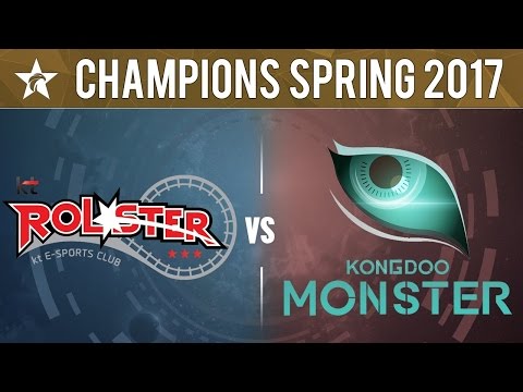 KT Rolster vs Kongdoo Monster - League Of Legends LCK Spring Split 2017 Game 1