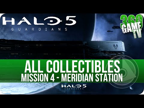 Halo 5 Guardians All Collectible Locations Mission 4 Meridian Station - Collectibles Guide Part 4