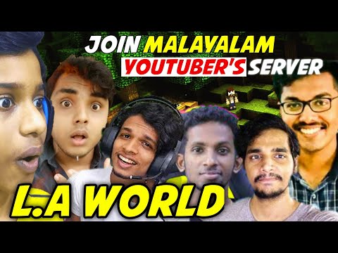 Natzo GAMING - How to Join LA World Server in Minecraft PE | Minecraft Malayalam Youtuber's Server!! 🤯