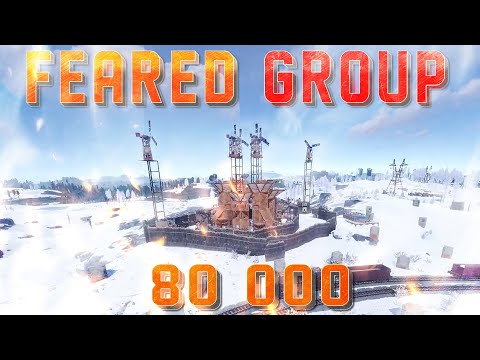 THE MOST FEARED 80,000 HOUR GROUP on 600 POP SERVER - Rust Movie