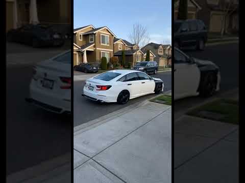 Thumbnail for 2018 Honda Accord / 10th Gen Accord / Exhaust sound / FBO Ktuner / PRL Catless Downpipe by Honda Accord