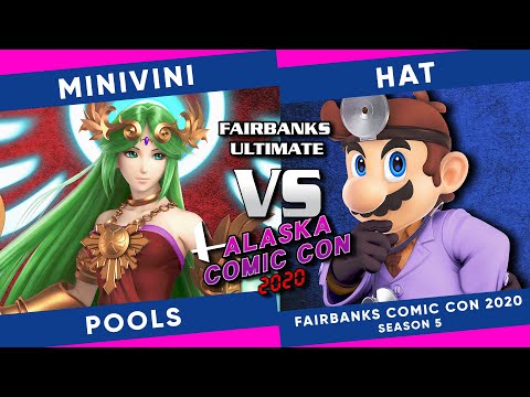 Fairbanks Alaska ComicCon 2020: MiniVini (Palutena) vs Hat (Dr. Mario) - SSBU Pools