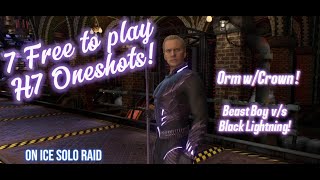 7 FREE artifact "On Ice" H7 "Oneshots"! | Orm w/Crown is INSANE, plus Beast BASHES Black Lightning!
