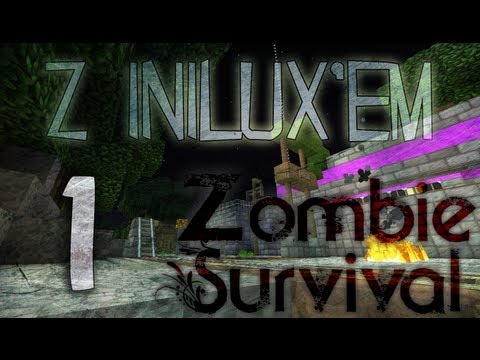 Minecraft 1.4.5: Czy ktoś zawoła ochronę?! -  Tranzit MC Zombies w/ inilux