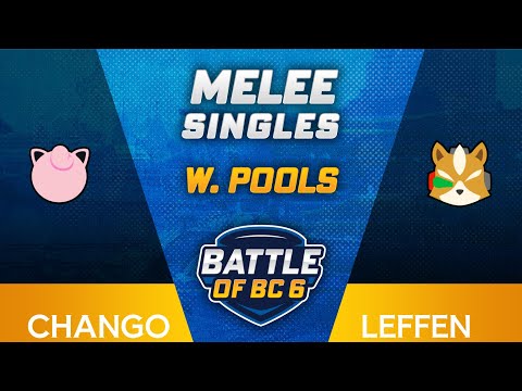 Chango (Jigglypuff) vs Leffen (Fox) - Melee Singles Winners Top 64 - Battle of BC 6