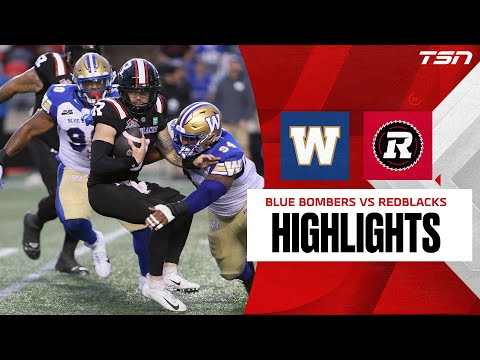Winnipeg Blue Bombers vs. Ottawa Redblacks | CFL HIGHLIGHTS