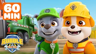 Rubble's Bark Yard Missions With the PAW Patrol! | 1 Hour | Rubble & Crew