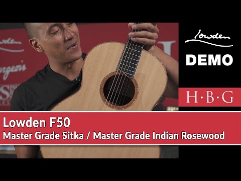 Lowden F50 Guitar - Master Grade Sitka over Master Grade Indian Rosewood