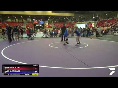 144 Lbs Round 1 - Jade Blackhart, NM Vs Gabrielle Roth, KS 3d7a