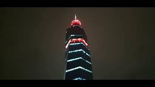 Avaz Twist Tower u crvenoj boji na Dan zaljubljenih