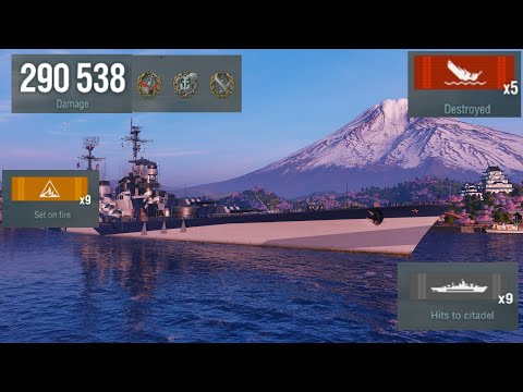 STALINGRAD World Of Warships 290K Damage