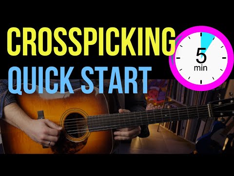 Crosspicking in 5 minutes! // Bluegrass Guitar Lesson