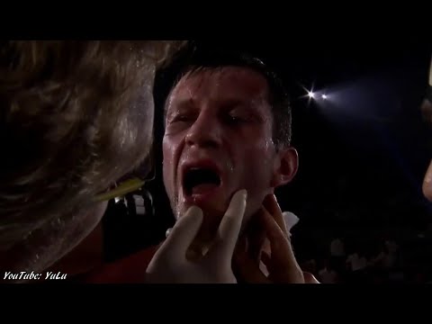 IGOR MIKHALKIN VS MATHIEU BAUDERLIQUE (7th RD TKO) MIKHALKIN SUFFERED A BROKEN JAW?