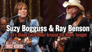 Ray Benson &amp; Suzy Bogguss sing "Let's Chase Each Other Around the Room Tonight"