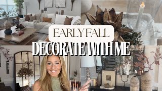 EARLY FALL DECORATE WITH ME! | FALL STORAGE IDEAS | FALL STYLING IDEAS