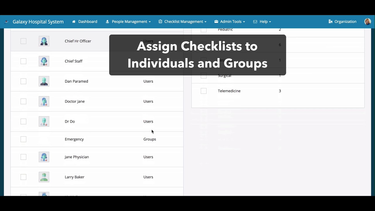 Keys® Demo of Credentialing Checklist Module