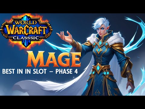 Wow Classic 101~ Mage Best In Slot Gear Phase 4  | Wow Classic Guide