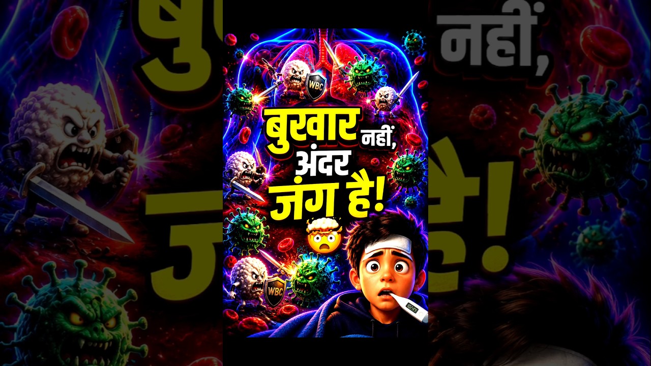 Bukhar Kyun Aata Hai? असली कारण जानो!😱😱|#shorts#health#viral #trending