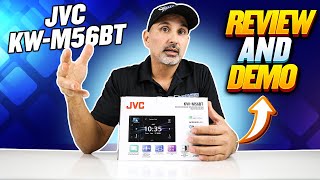 JVC KW-M56BT Car Stereo Head-unit Review and Demo with Apple CarPlay and Andriod Auto