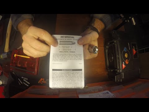 easy  step by step .38 spl Reloading overhead view