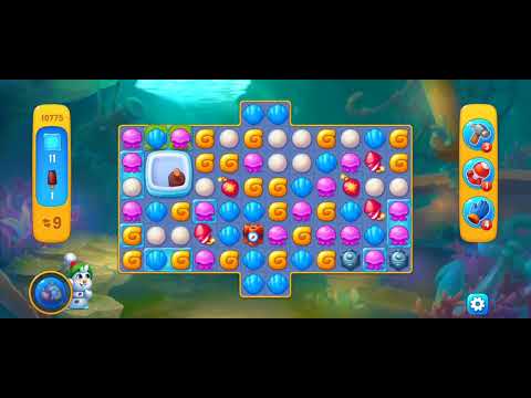 Fishdom Easy Level 10775 (with ingame lightning booster) @choraelmin