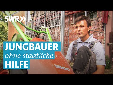 Ganz ohne Subventionen: Junger Bauer wirtschaftet mit alten Geräten